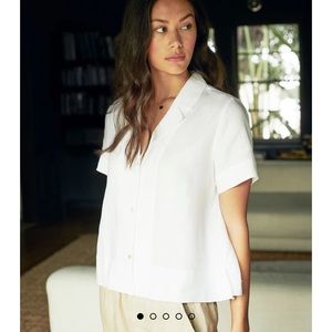 Quince Linen Short Sleeve Shirt
